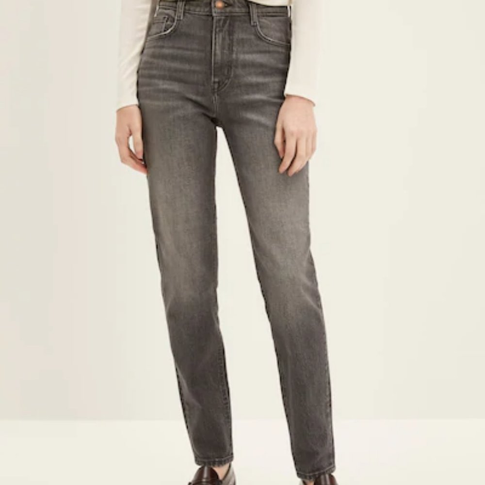 NWT Frank and Oak: Kim black denim slim fit jeans